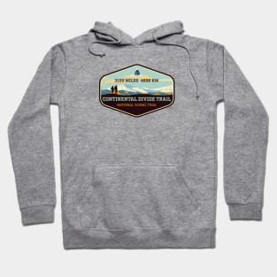 Continental Divide Trail - New Mexico Colorado Wyoming Idaho Montana - trail hiking badge Hoodie